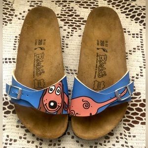 Adorable Birkenstock Dog Print Sandals (Women size 8)